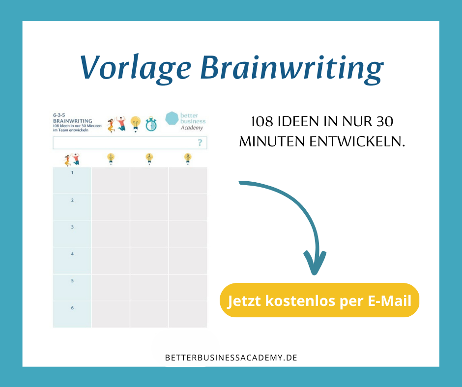Kostenlose Brainwriting Vorlage zum Download