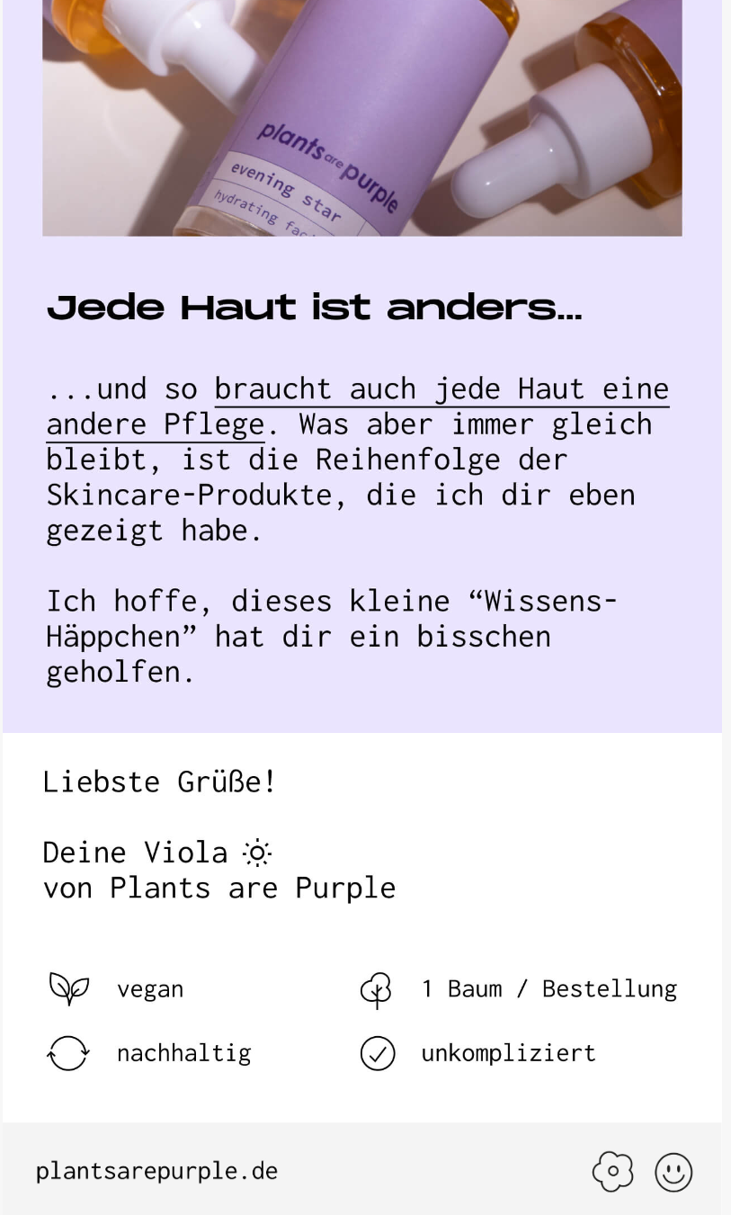 Kundenbindung Maßnahme Beispiel Plants are Purple